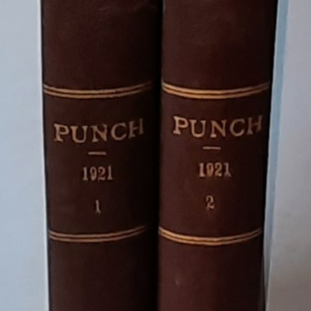 1921 Punch or The London Charivari Set